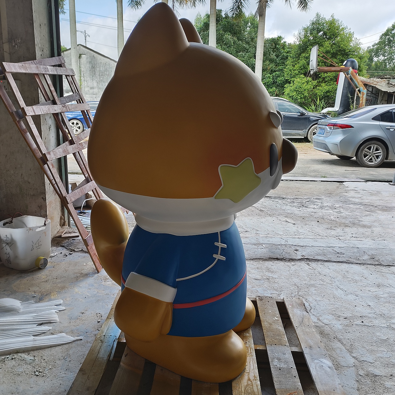 玻璃钢纤维仿真港味咖喱鱼蛋，汉堡，卡通汽车老虎雕塑（图ZMzQ0NjA5OTQ4） - 工艺品设计 - 站酷设计师惠州港粤雕塑原创素材 - 站酷ZCOOL