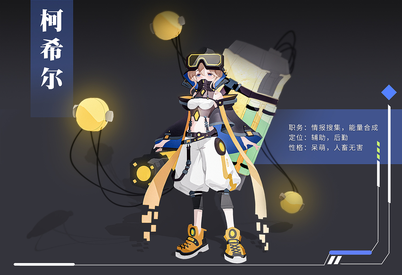 未来科幻-角色设定3组（图ZMzIwMjQwNDEy） - 游戏原画 - 站酷设计师什么都画的打工人原创素材 - 站酷ZCOOL