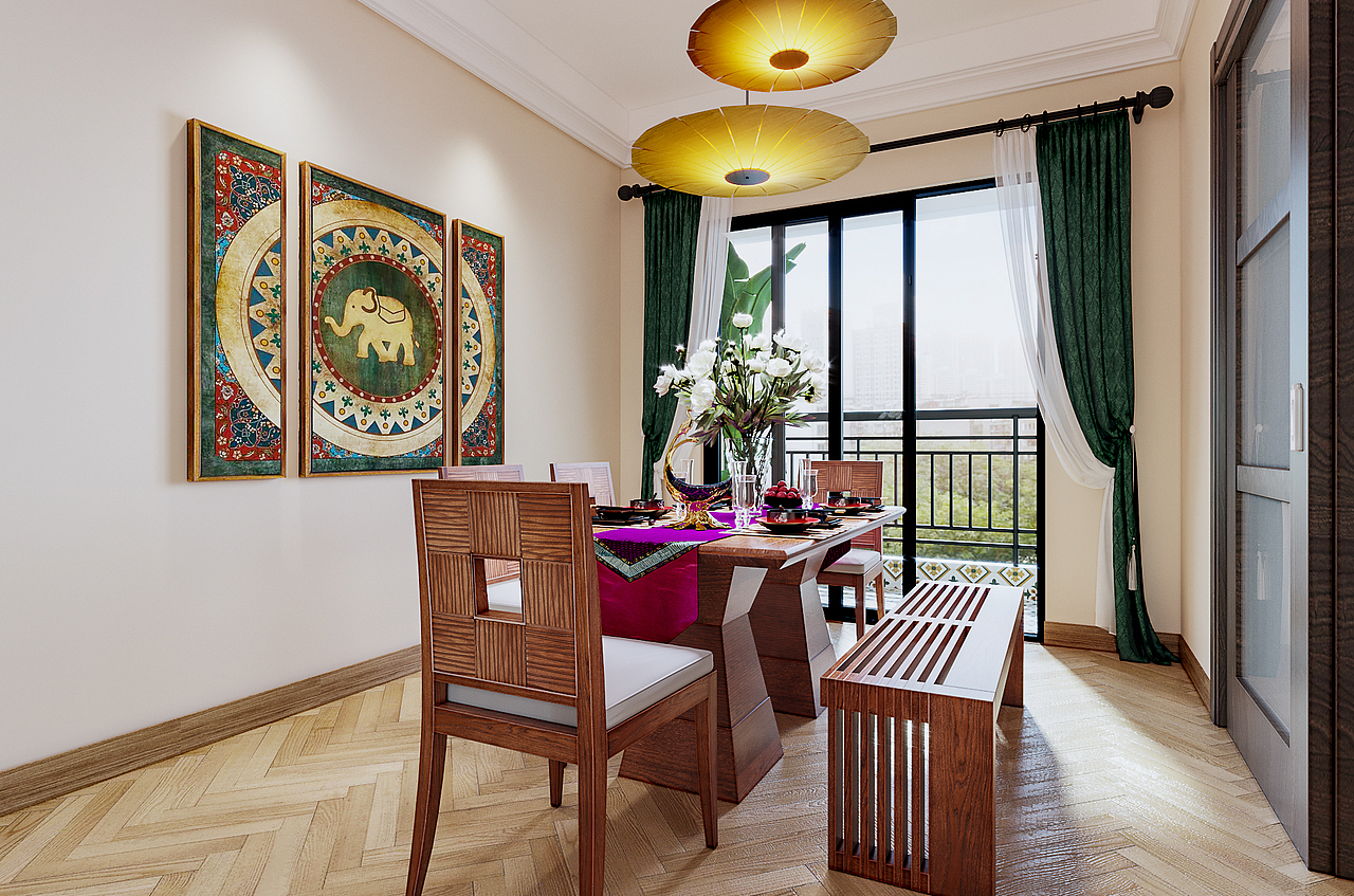 家装室内设计（图ZMzA5NTI4MzM2） - 家装设计 - 站酷设计师东南亚度假风原创素材 - 站酷ZCOOL