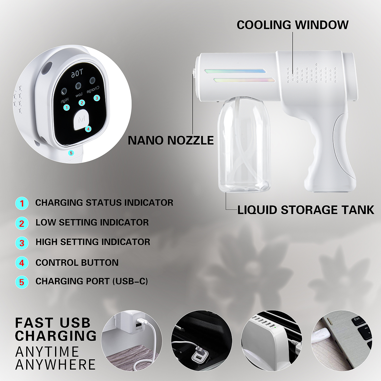 跨境电商图,消毒枪