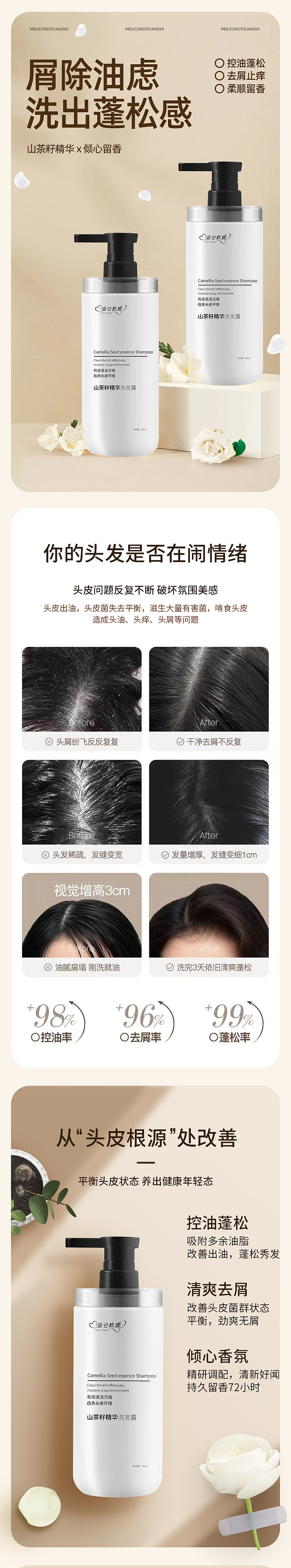 洗发水 详情页打版