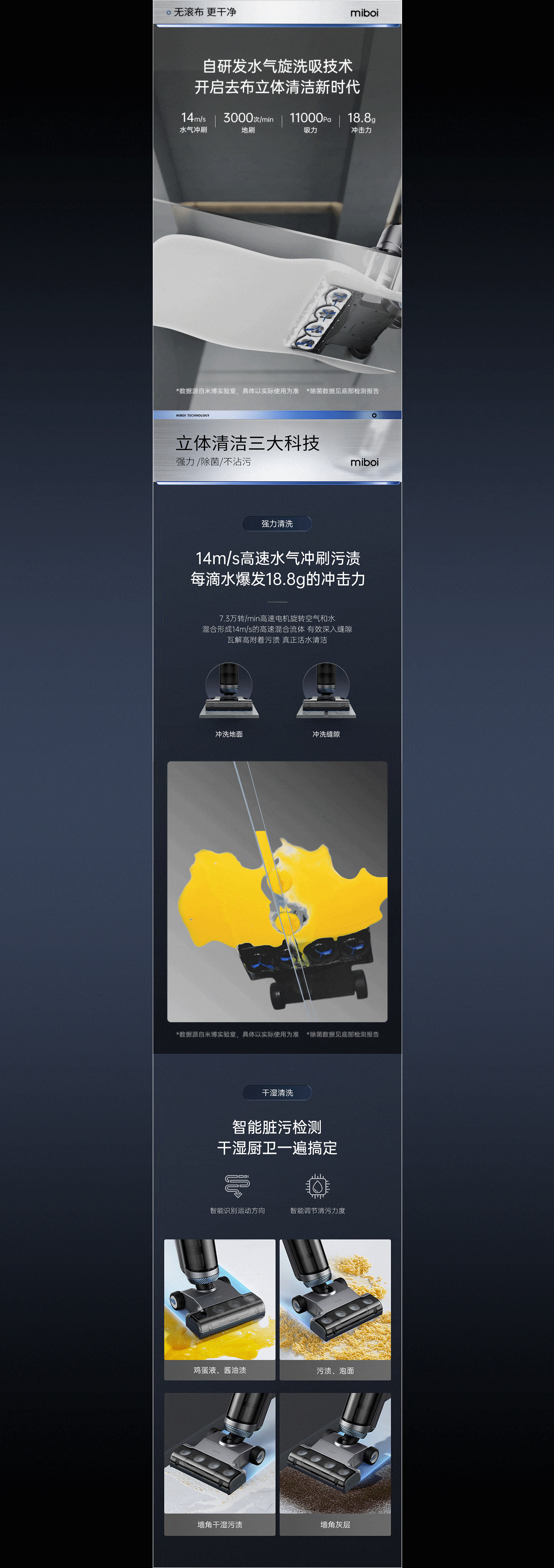 来辰 x 方太米博 无滚布洗地机详情页视觉升级(图ZMzAyNDc3NjA0) - 电商 - 站酷设计师来辰原创素材 - 站酷ZCOOL