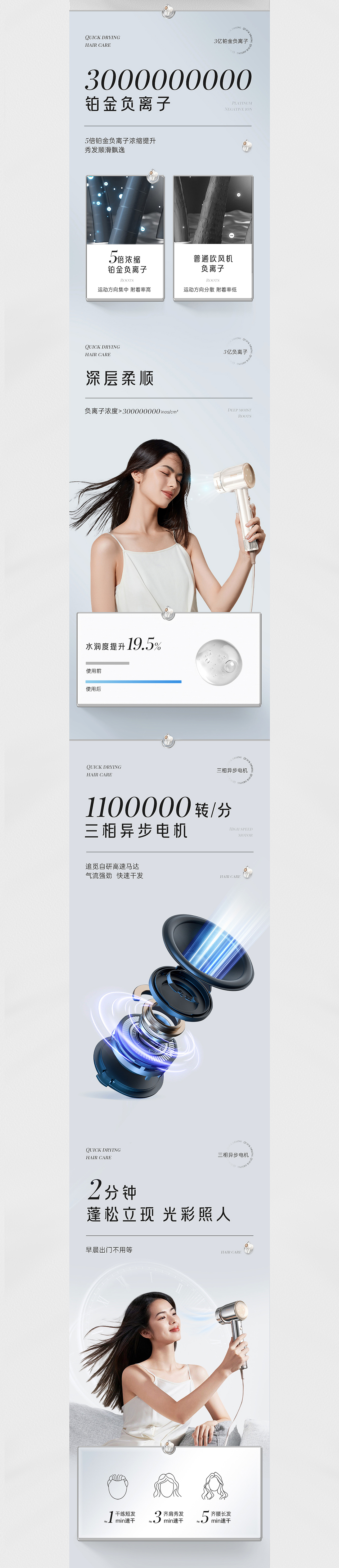 追觅韶光护发精华高速吹风机|视觉全案