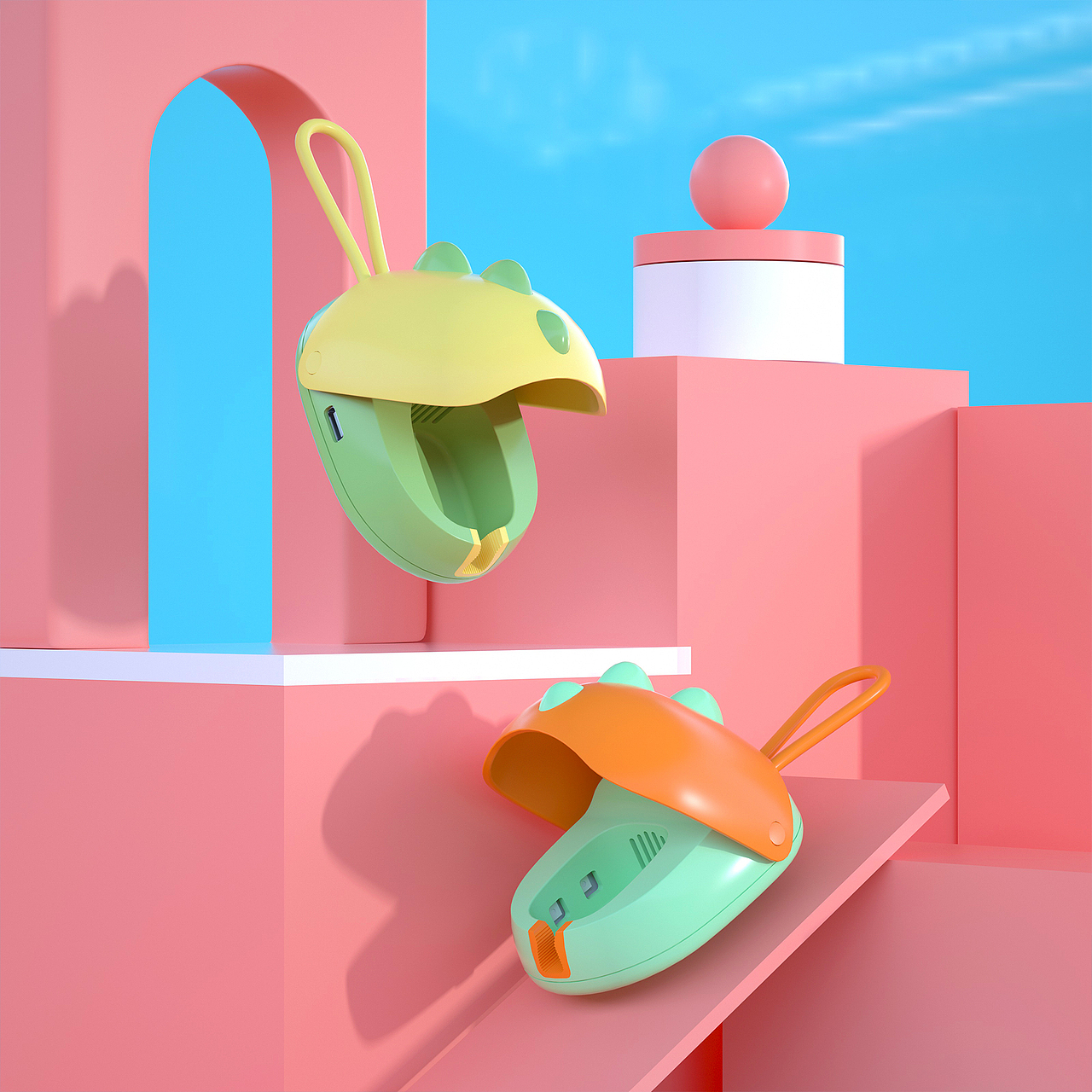 牙刷消毒盒，可爱的造型，可爱的配色（图ZMzE2MDU2MjY0） - 生活用品 - 站酷设计师五年十年原创素材 - 站酷ZCOOL