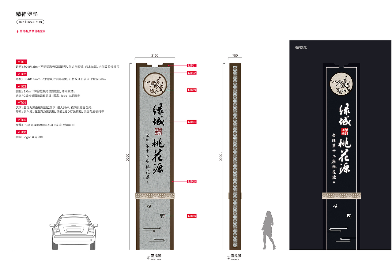 (漳浦)绿城·桃花源展示区标识系统设计