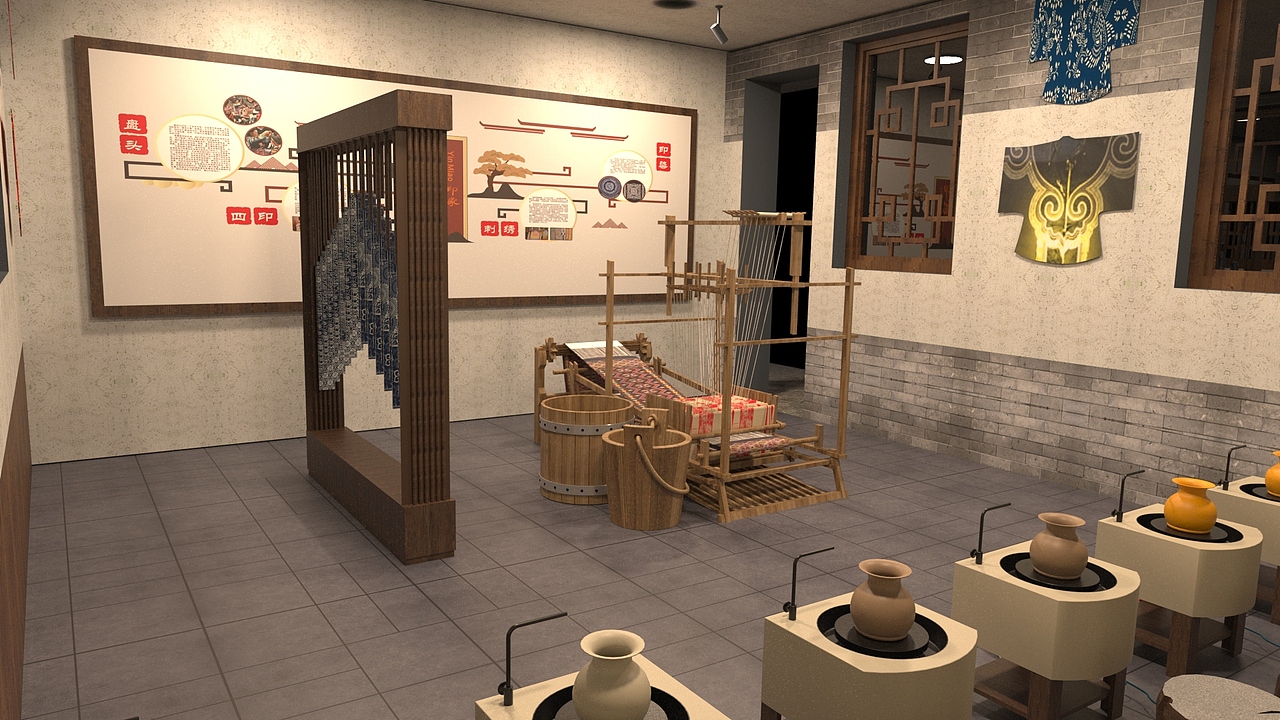 谷冰村文化礼堂（图ZMzI1MDYxMTM2） - 建筑/空间 - 站酷设计师小小老树原创素材 - 站酷ZCOOL