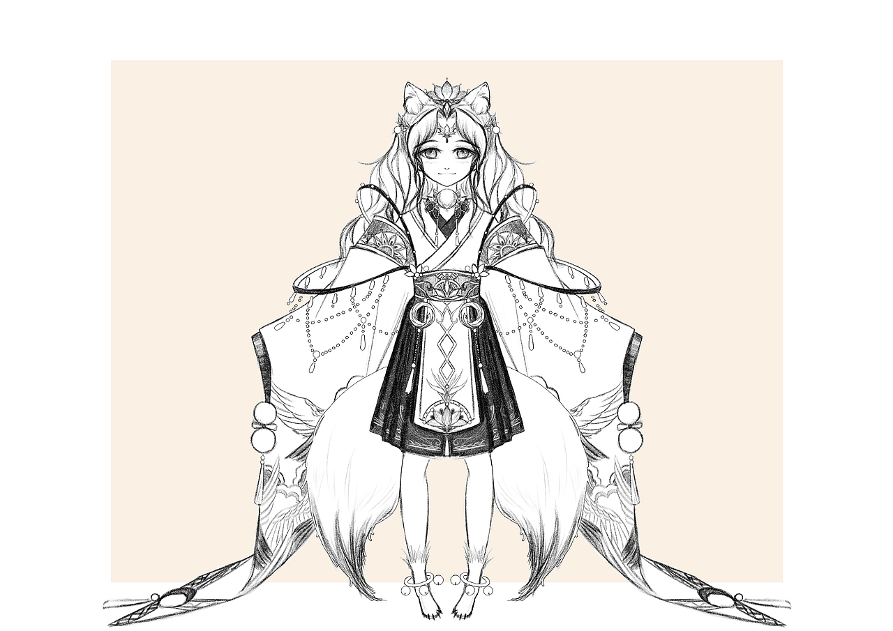 角色设计——小狐狸