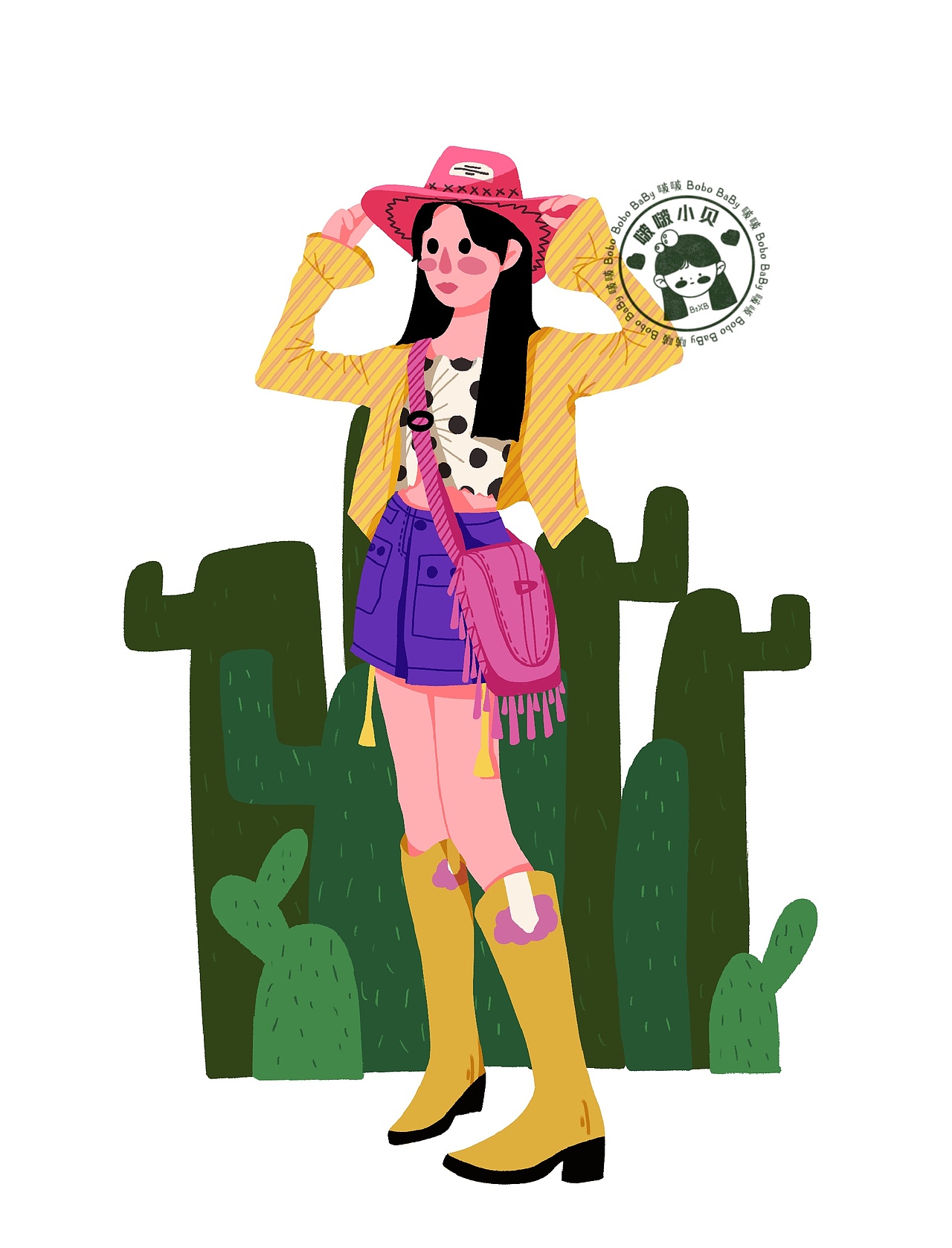 人物插画/速途（图ZMzM2NTIyNjQ0） - IP形象 - 站酷设计师啵啵小贝原创素材 - 站酷ZCOOL