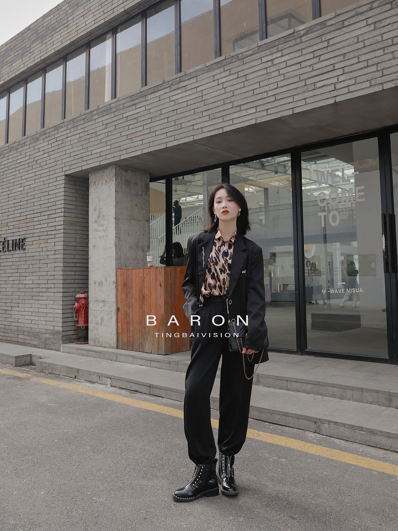 网红风女装拍摄 电商女装拍摄 冬装拍摄