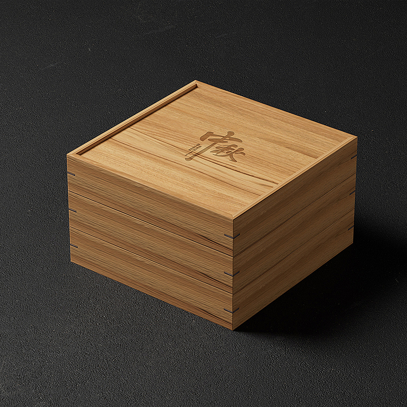 高档木盒月饼包装盒