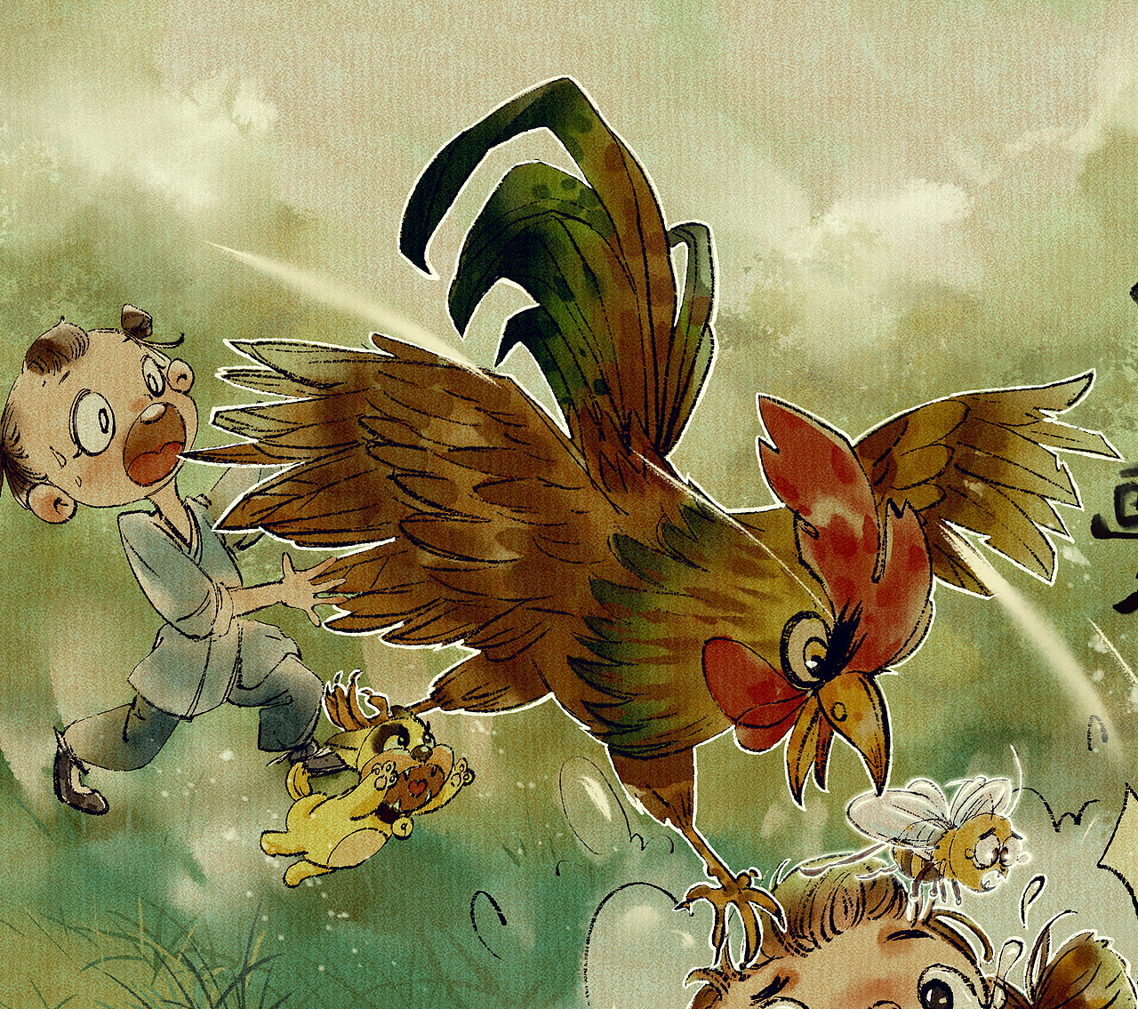 【节气小记】谷雨---画谷雨贴