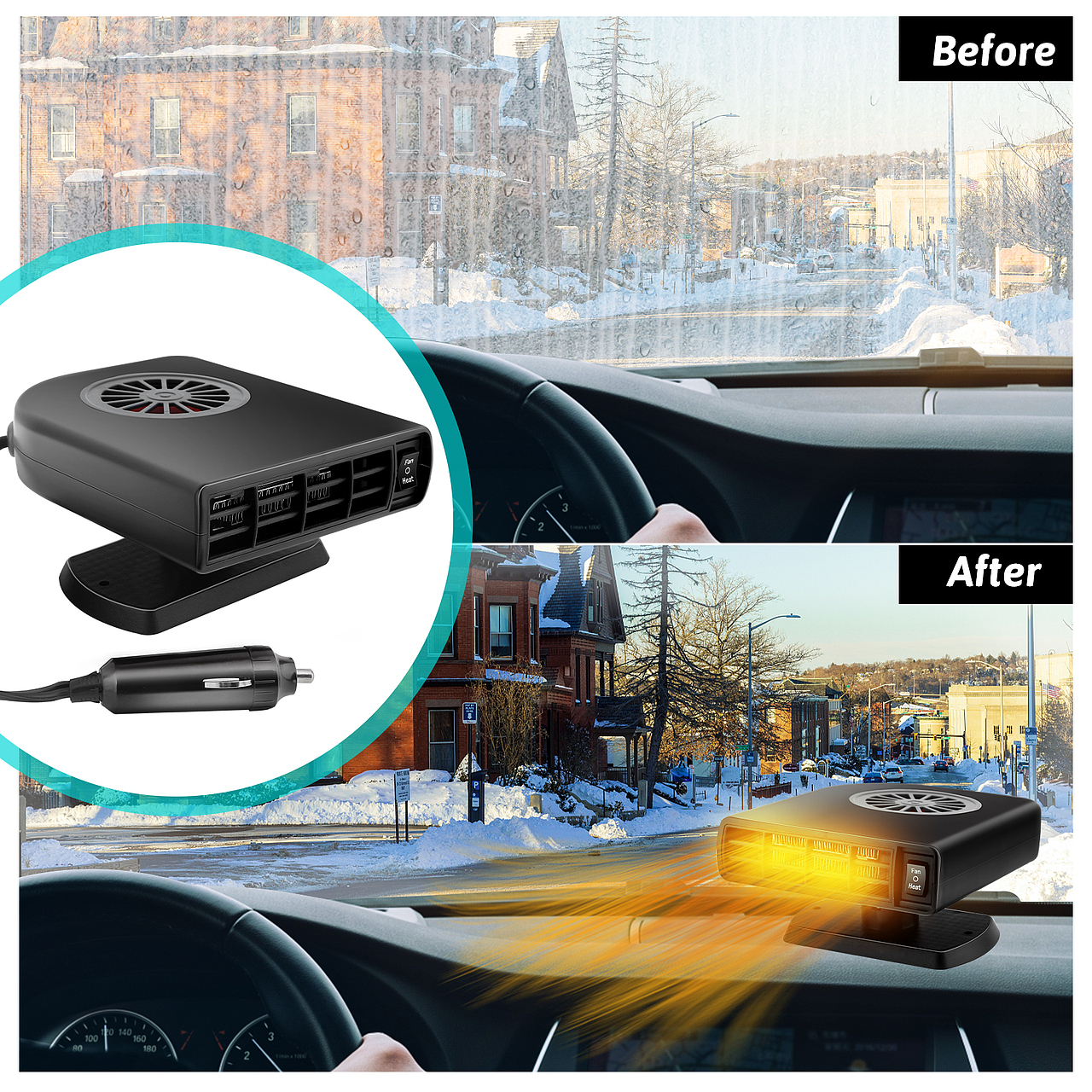 亚马逊-车载暖风机