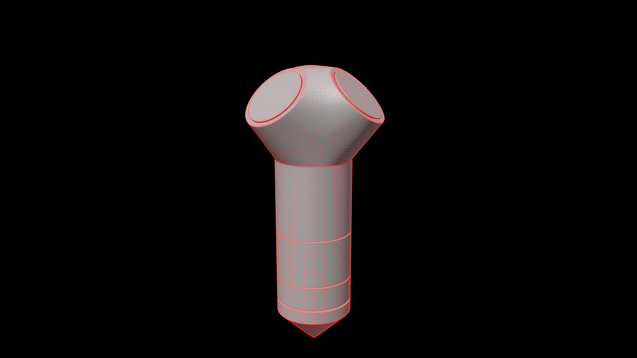 C4D建模练习 硬表面建模