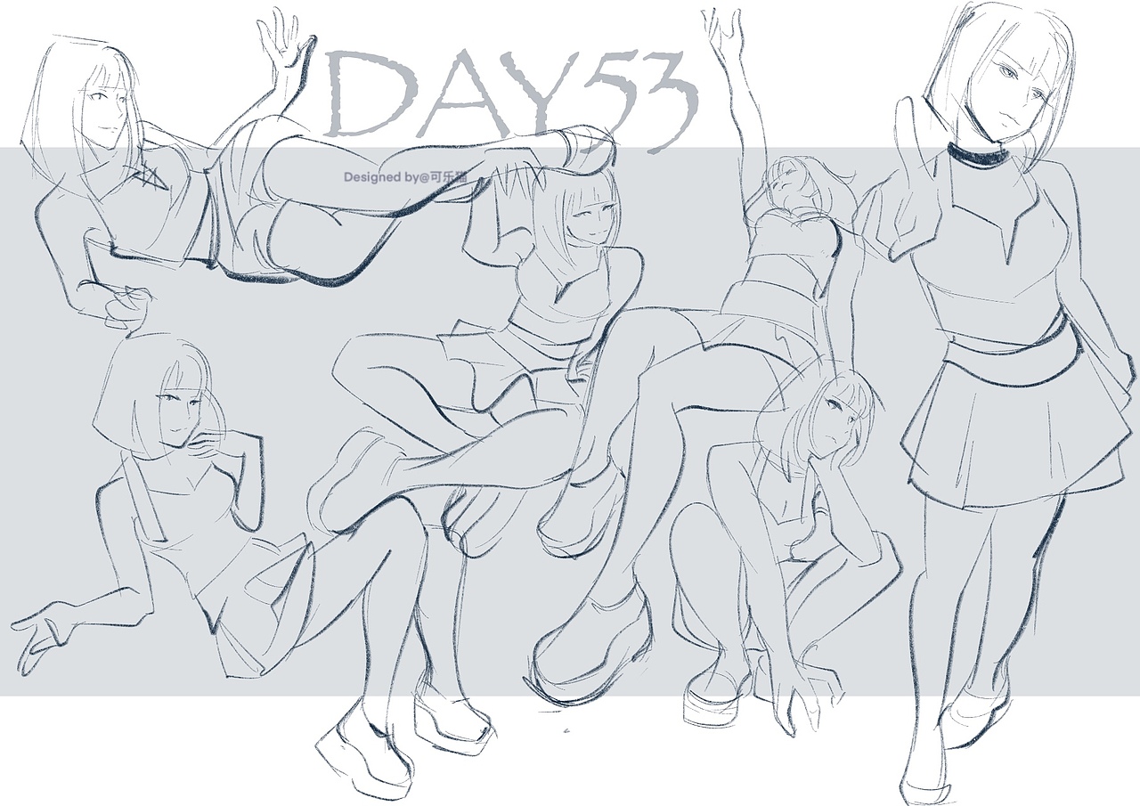 #速写60天挑战赛#day53@速写班长（图ZMjk4Mzk5OTQw） - 创作习作 - 站酷设计师可乐猫1122原创素材 - 站酷ZCOOL