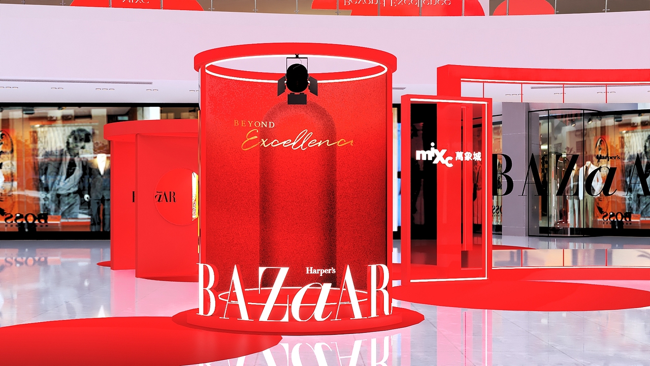 美陈活动-宁波万象城芭莎活动展