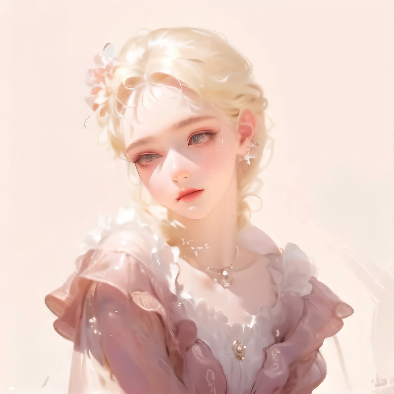 AI生成超现实/3D建模/手绘/动漫女生形象