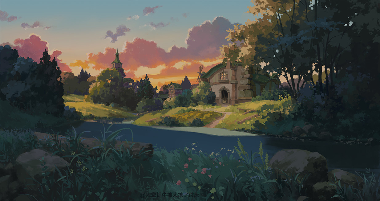 时间与色彩场景表现