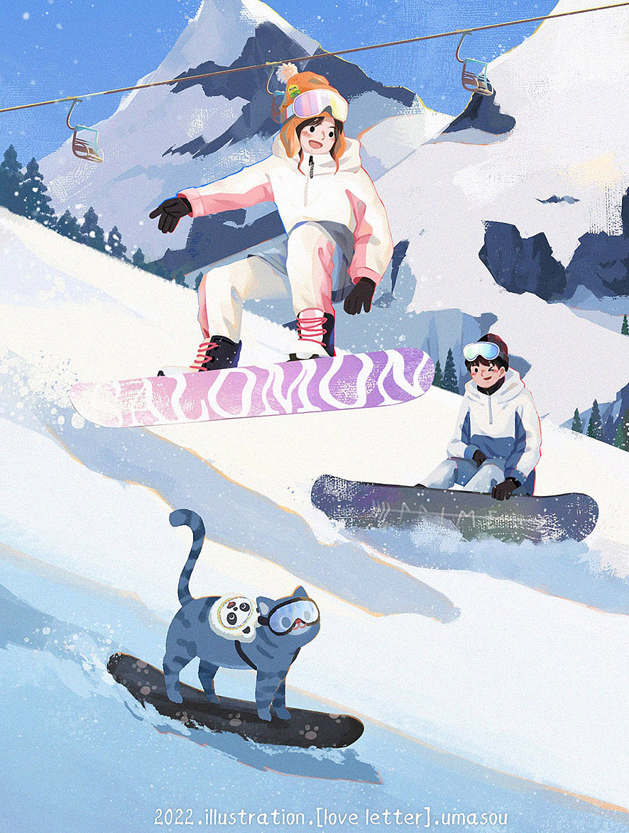 【插画合集】“这么浪漫的我你收到了么”