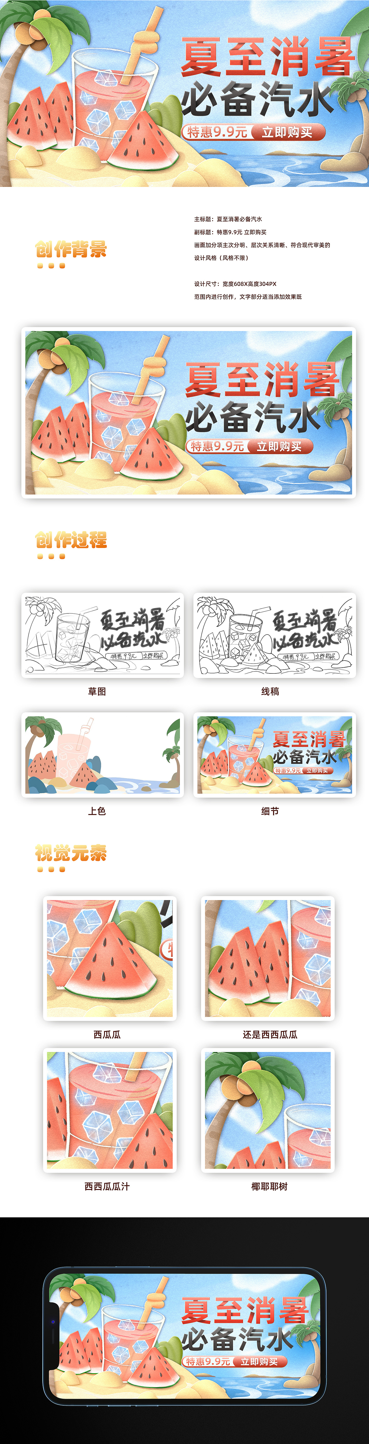 #今晚打老虎#28天创意banner打卡#合集&总结