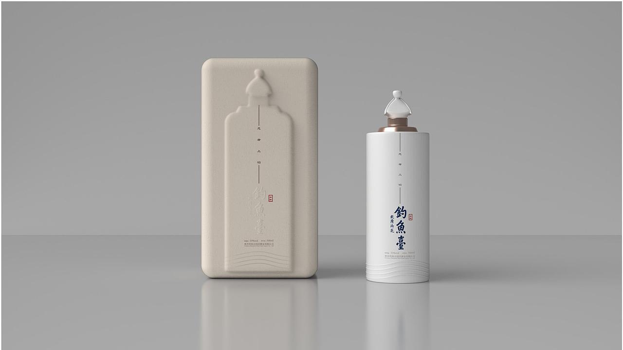 钓鱼台-环保白酒包装设计