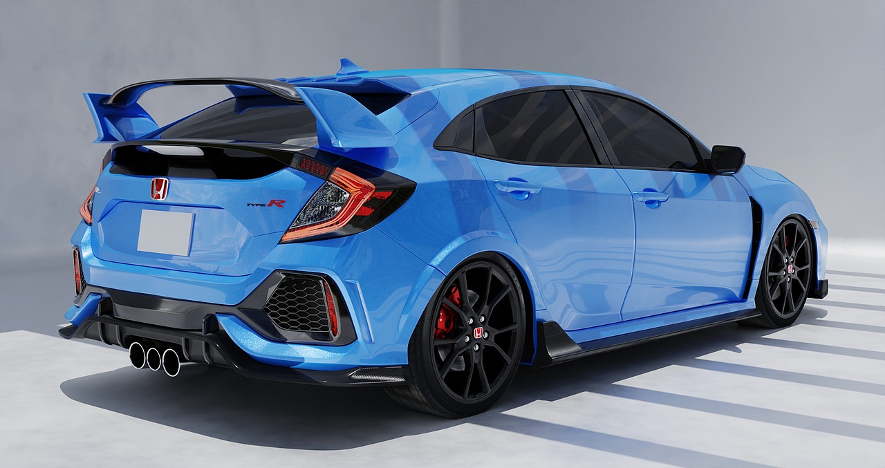 honda civic type r fk8 | blender  ps
