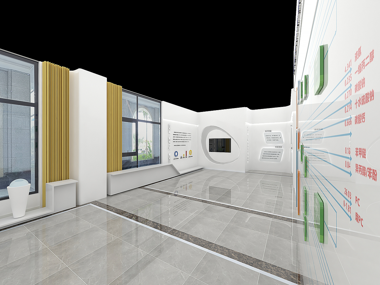 展馆的设计 效果图 全景效果图