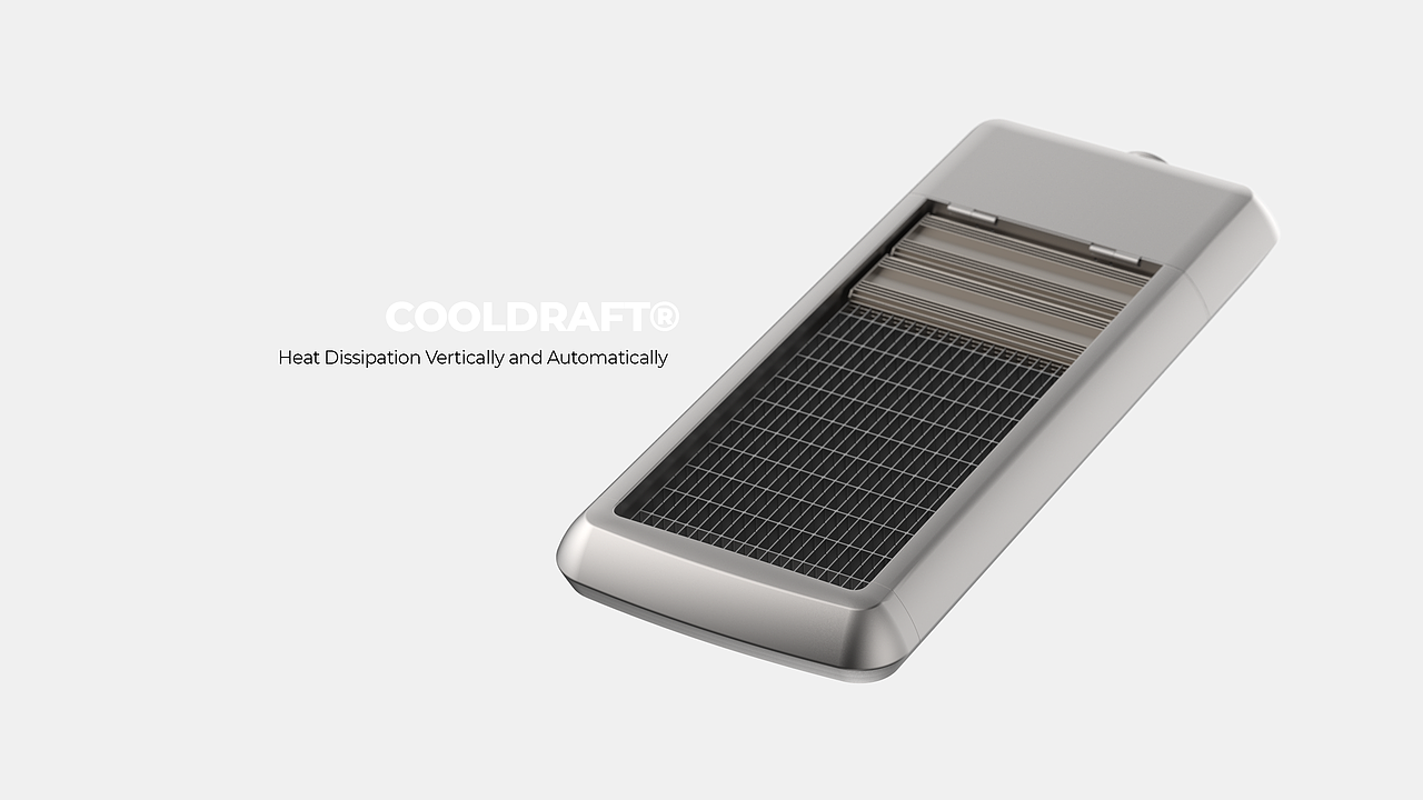 CoolDraft®️垂直对流散热路灯（图ZMzIwNTM1OTYw） - 其他工业/产品 - 站酷设计师單大爺原创素材 - 站酷ZCOOL