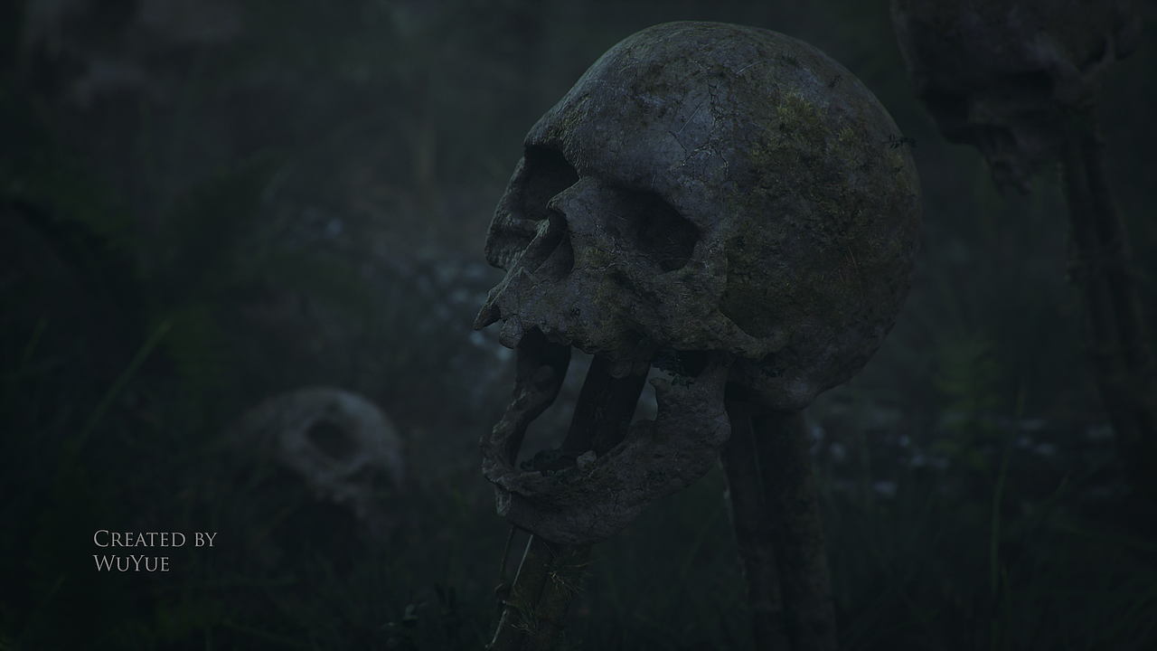 最近摸得渲染图（blender+ue5）（图ZMzIxNjMwNjI0） - 场景 - 站酷设计师无月_原创素材 - 站酷ZCOOL