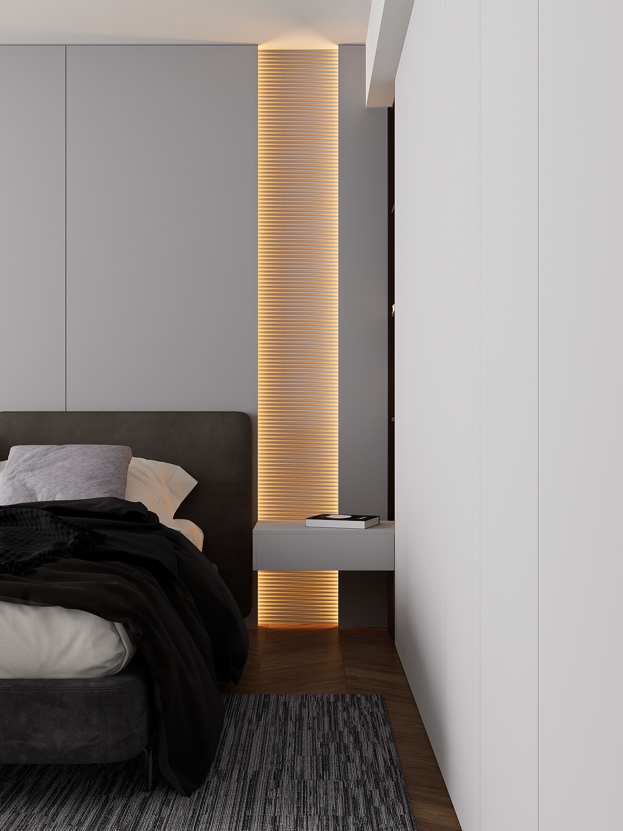 室内案例，卧室设计，极简空间美学