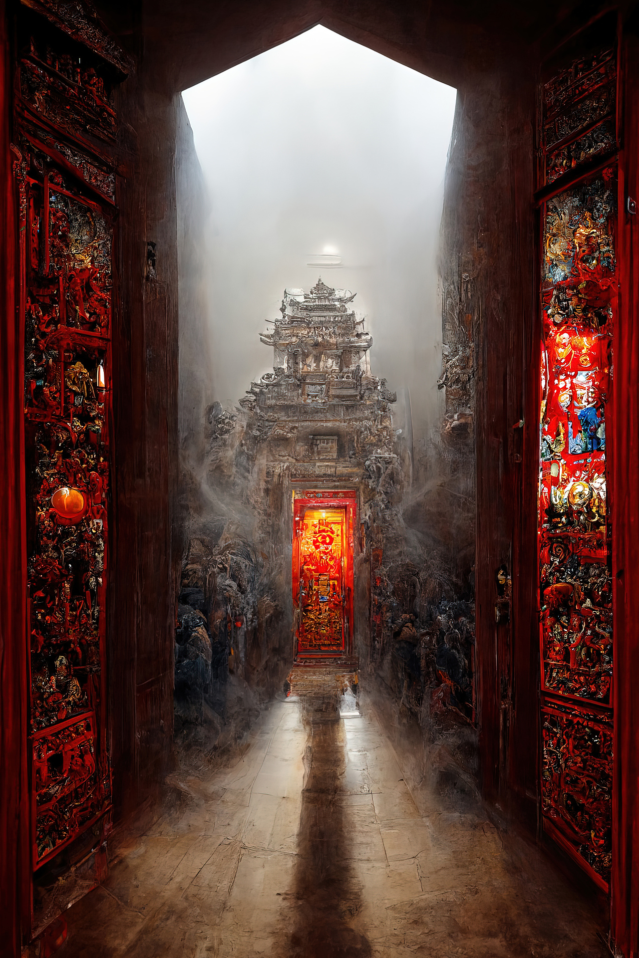 鬼節(jié)鬼門大開（圖ZMzIyOTUwMTE2） - 繪畫 - 站酷設計師LLW1原創(chuàng)素材 - 站酷ZCOOL