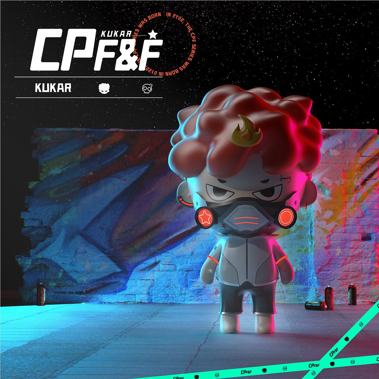 “CPF&F”系列原创ip潮玩设计