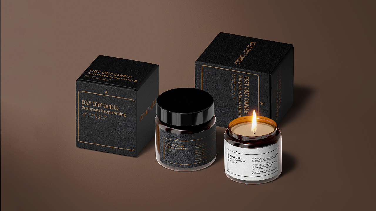 Cozy Cozy Candle案例设计（图ZMjk5MzkyNTA0） - 品牌 - 站酷设计师六月与初一原创素材 - 站酷ZCOOL