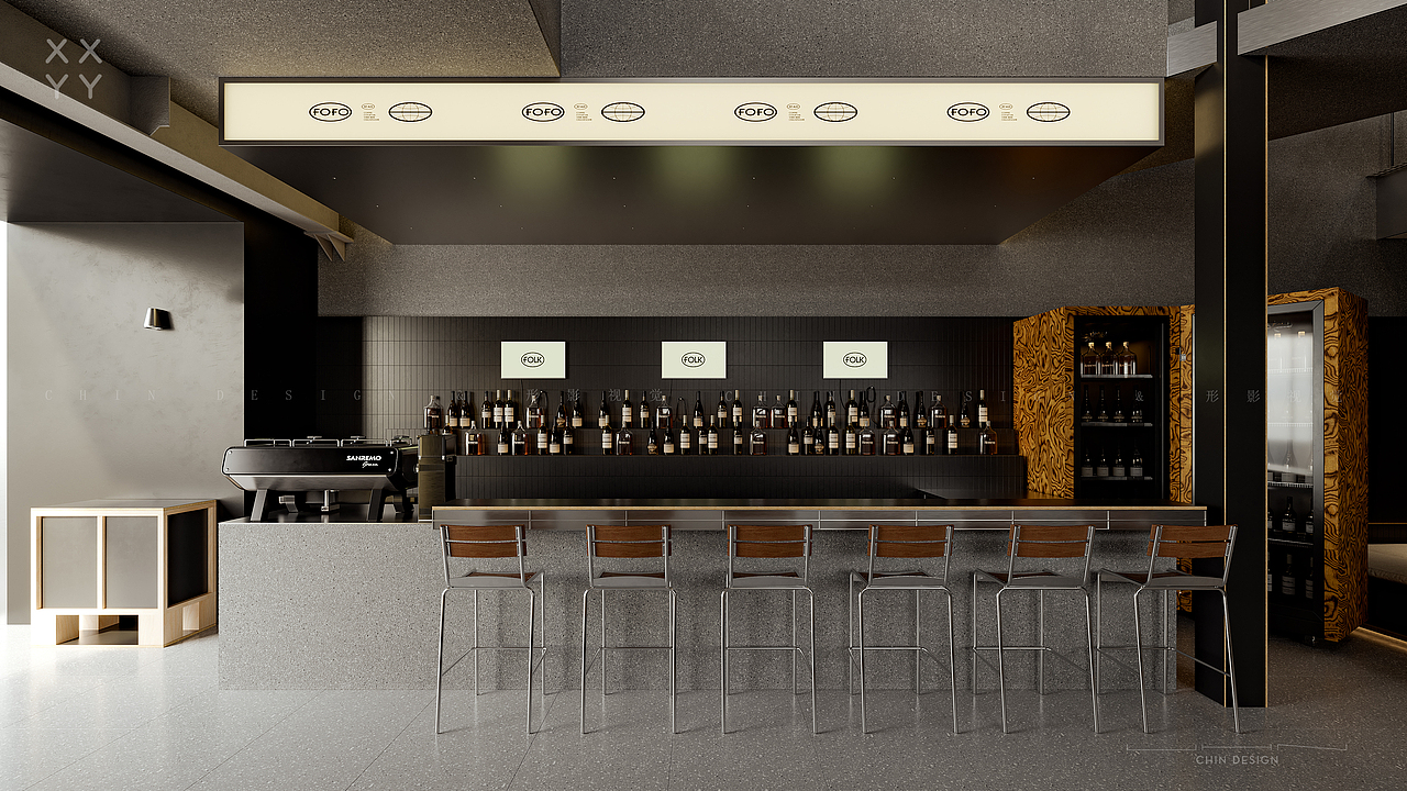 酒吧——CR渲染（图ZMzM4NjE0NjY0） - 酒店餐饮设计 - 站酷设计师小凡__形影视觉原创素材 - 站酷ZCOOL