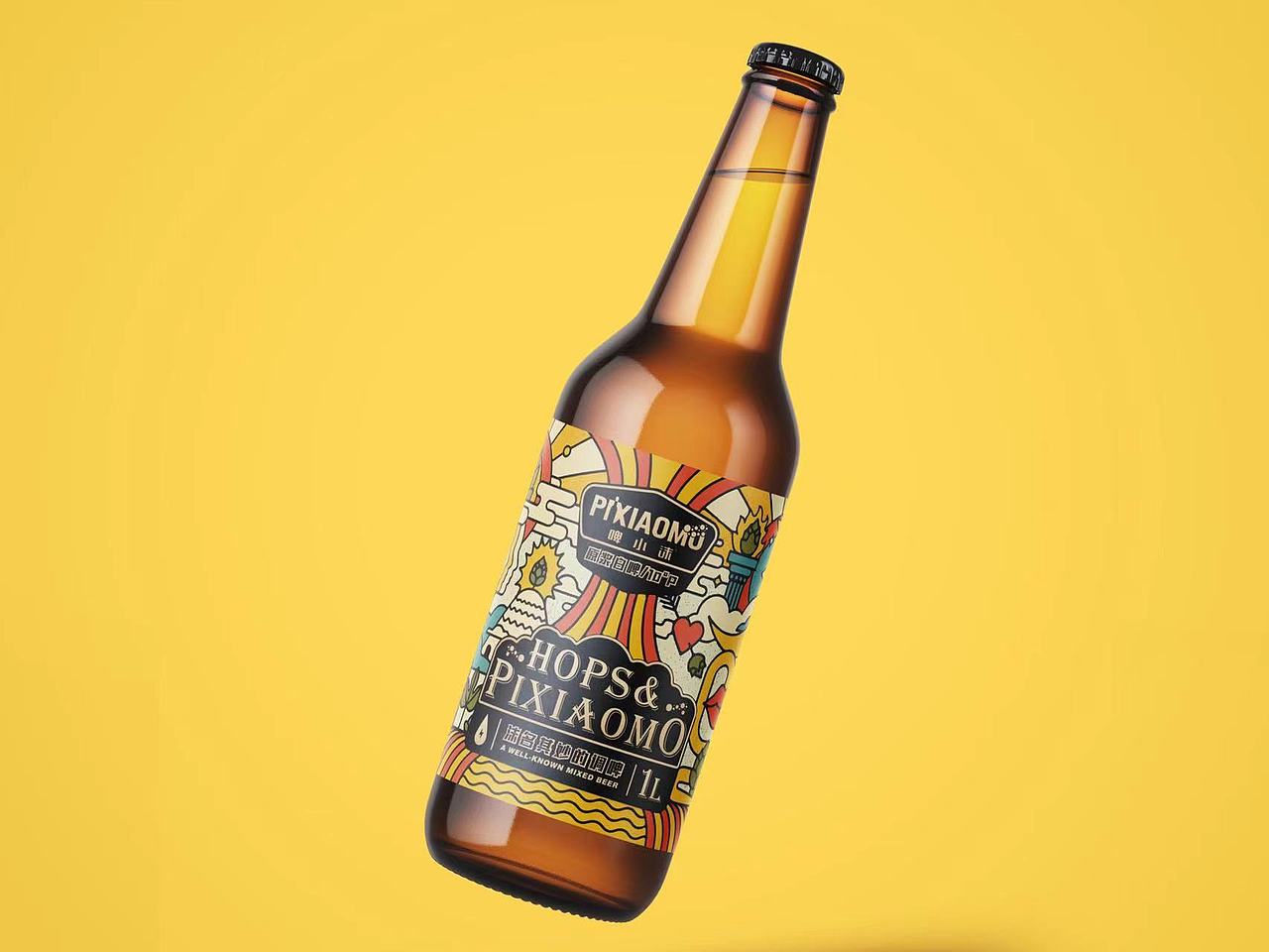 青岛啤小沫精酿啤酒包装全案设计【橘鹿原创】