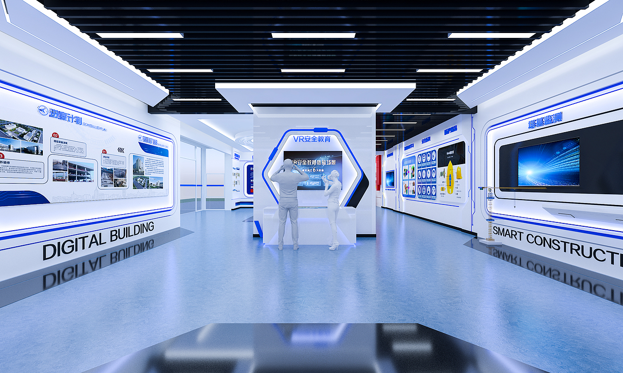 智慧展廳 數(shù)字建造 企業(yè)展廳（圖ZMzEzNDY2OTE2） - 展陳設(shè)計 - 站酷設(shè)計師xxXX小寶原創(chuàng)素材 - 站酷ZCOOL