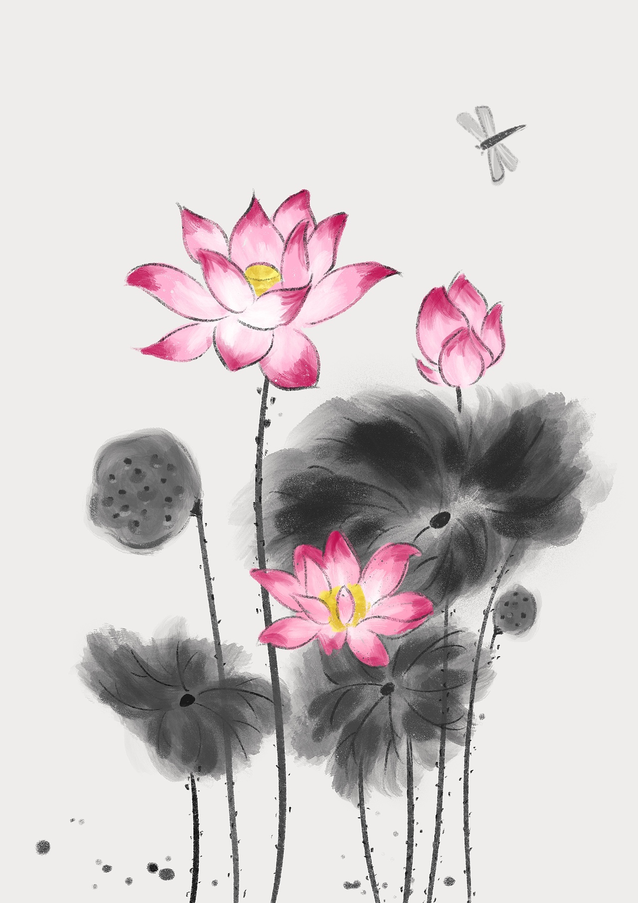 水墨国风-01荷花之境