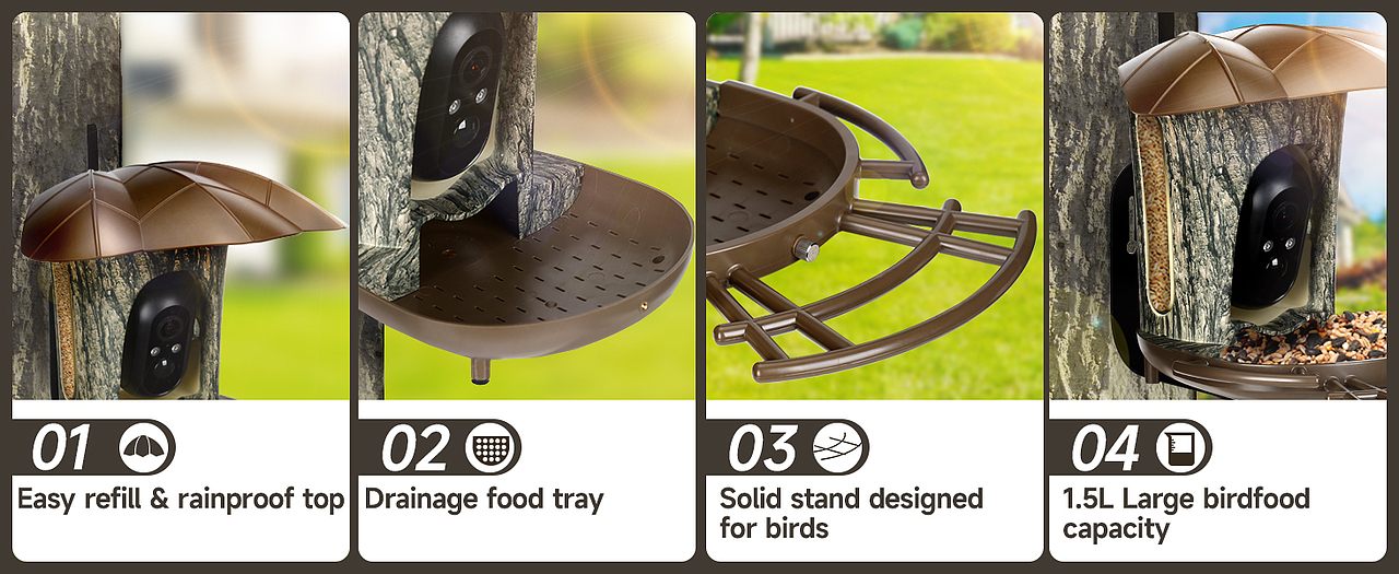 亚马逊跨境喂鸟器A+页面电商设计（图ZMzYwMjU3NTcy） - 电商 - 站酷设计师喵倪大爷原创素材 - 站酷ZCOOL