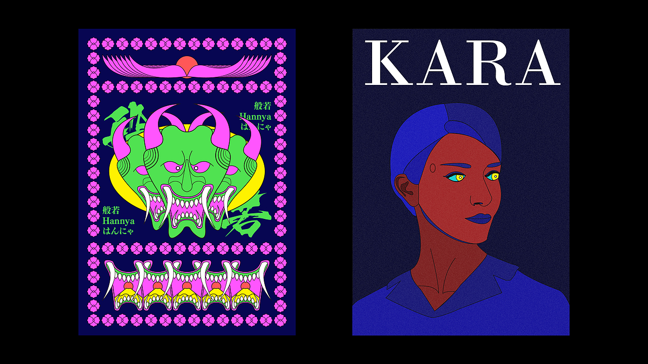 2022.2-2022.4 关于插画与色彩的练习