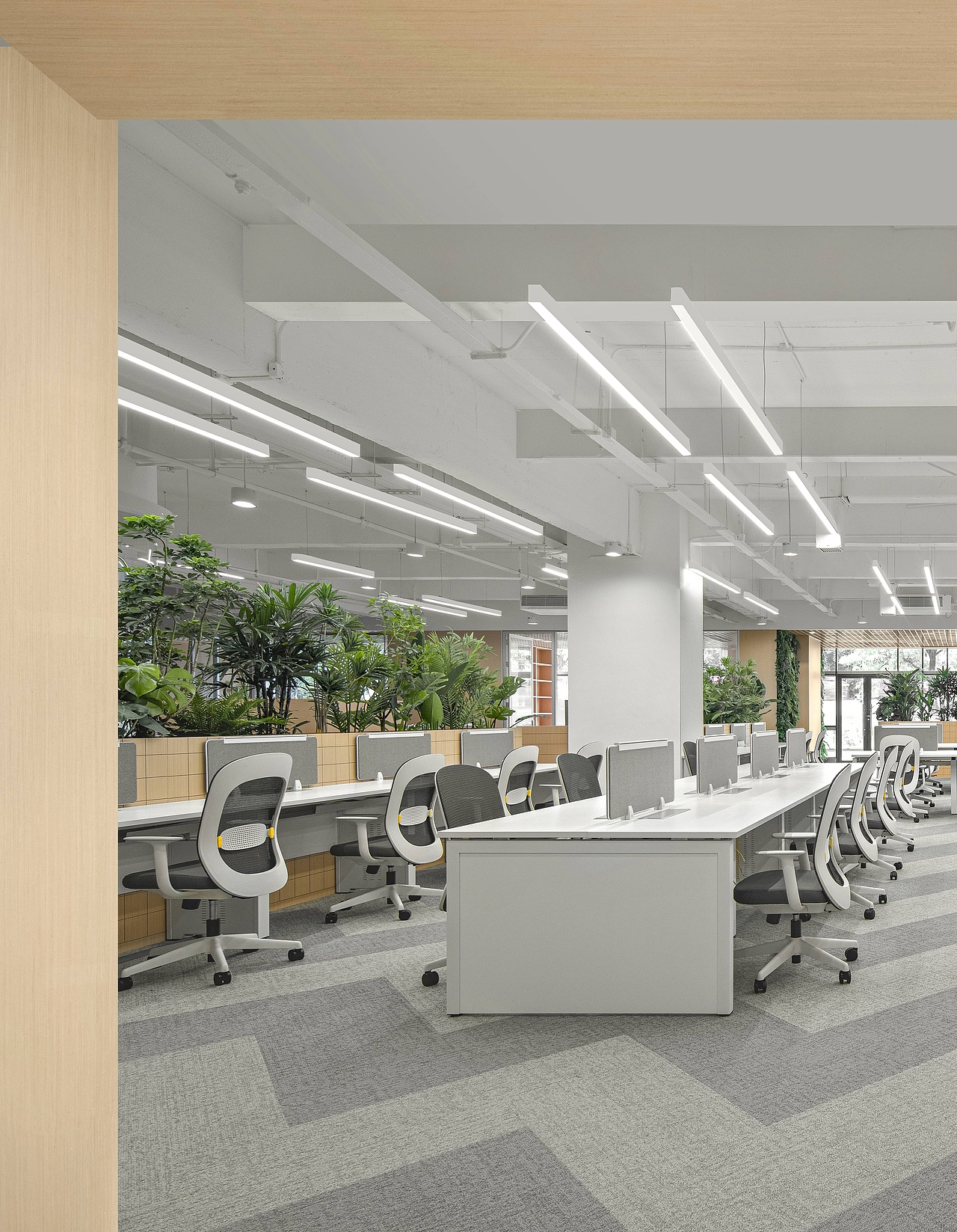 思如泉涌,绿意盎然 | 无变科技新总部办公室