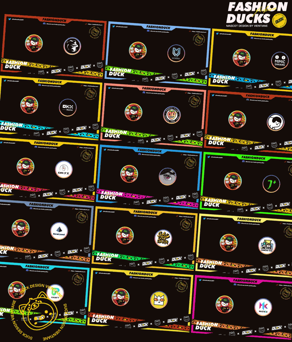 「潮鸭时尚潮流IP形象视觉」吉祥物品牌第三弹