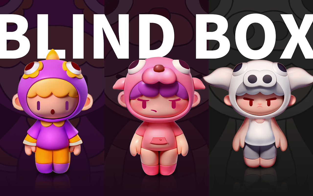 AIGC实战应用|潮玩盲盒设计|探索IP设计