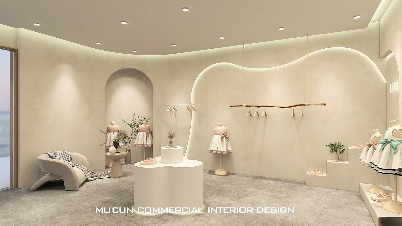 童装店直播间设计（图ZMzIzODE1Mjg0） - 商业空间设计 - 站酷设计师木村空间美学原创素材 - 站酷ZCOOL