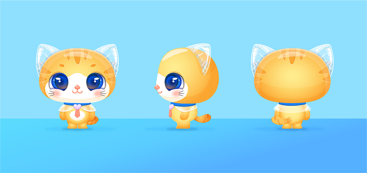 以猫咪为主形象的IP设计 吉祥物设计 饮用水 矿泉水（图ZMzMyOTgwNjQ4） - IP形象 - 站酷设计师支支知之原创素材 - 站酷ZCOOL