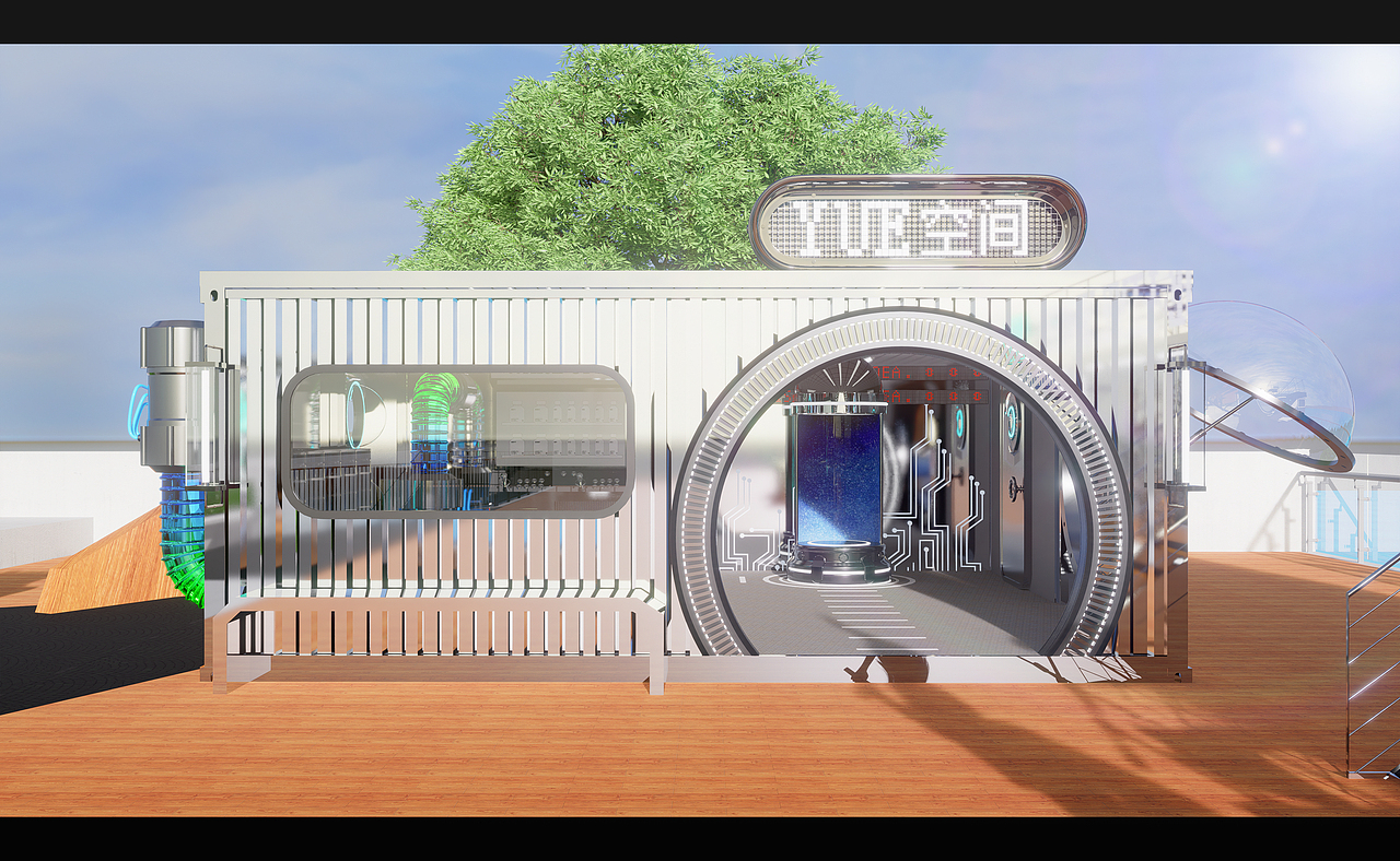 户外集装箱展点（图ZMzAzNDI2MTg4） - 其他三维 - 站酷设计师太白白白原创素材 - 站酷ZCOOL