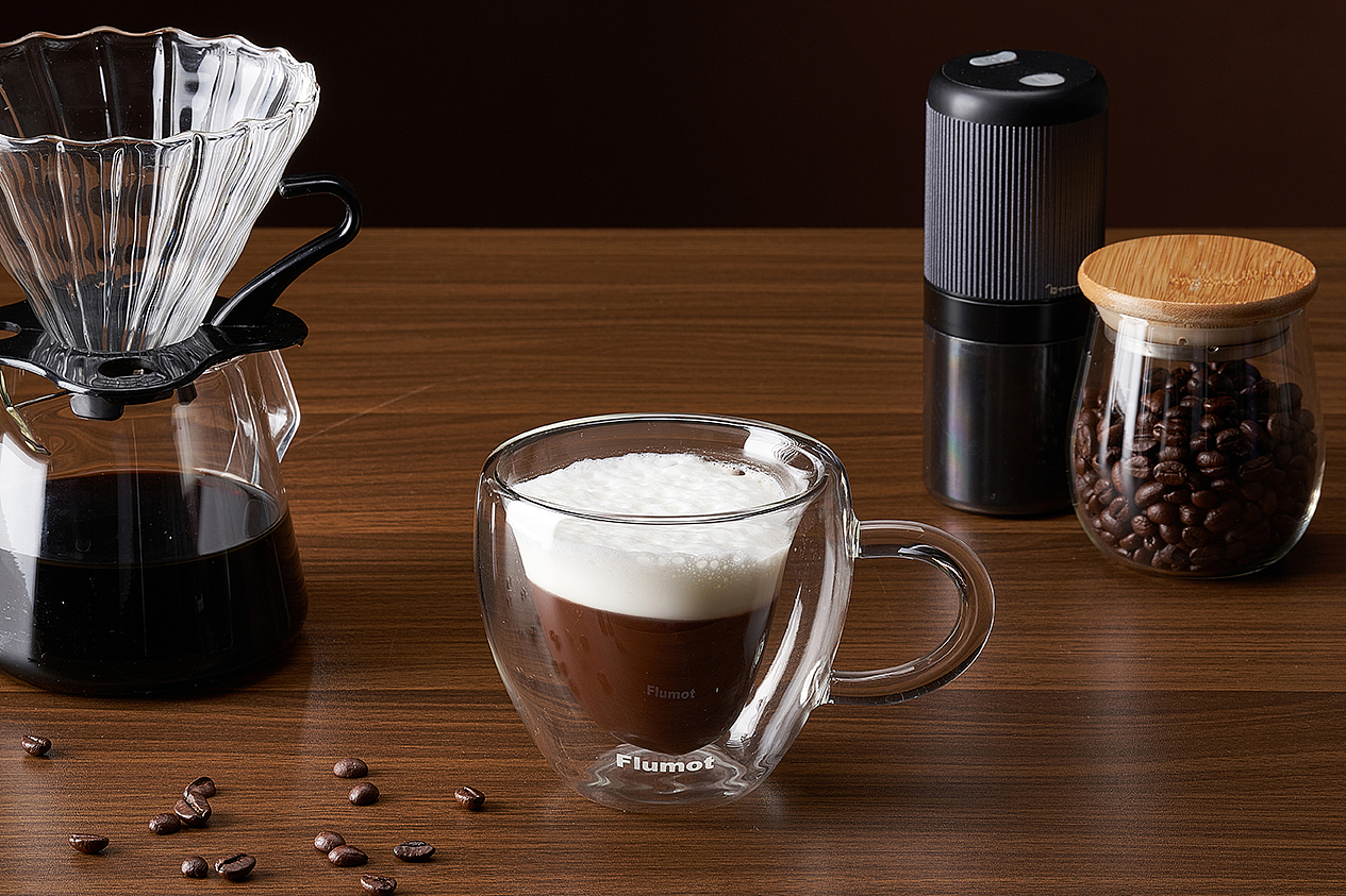 心形玻璃咖啡杯