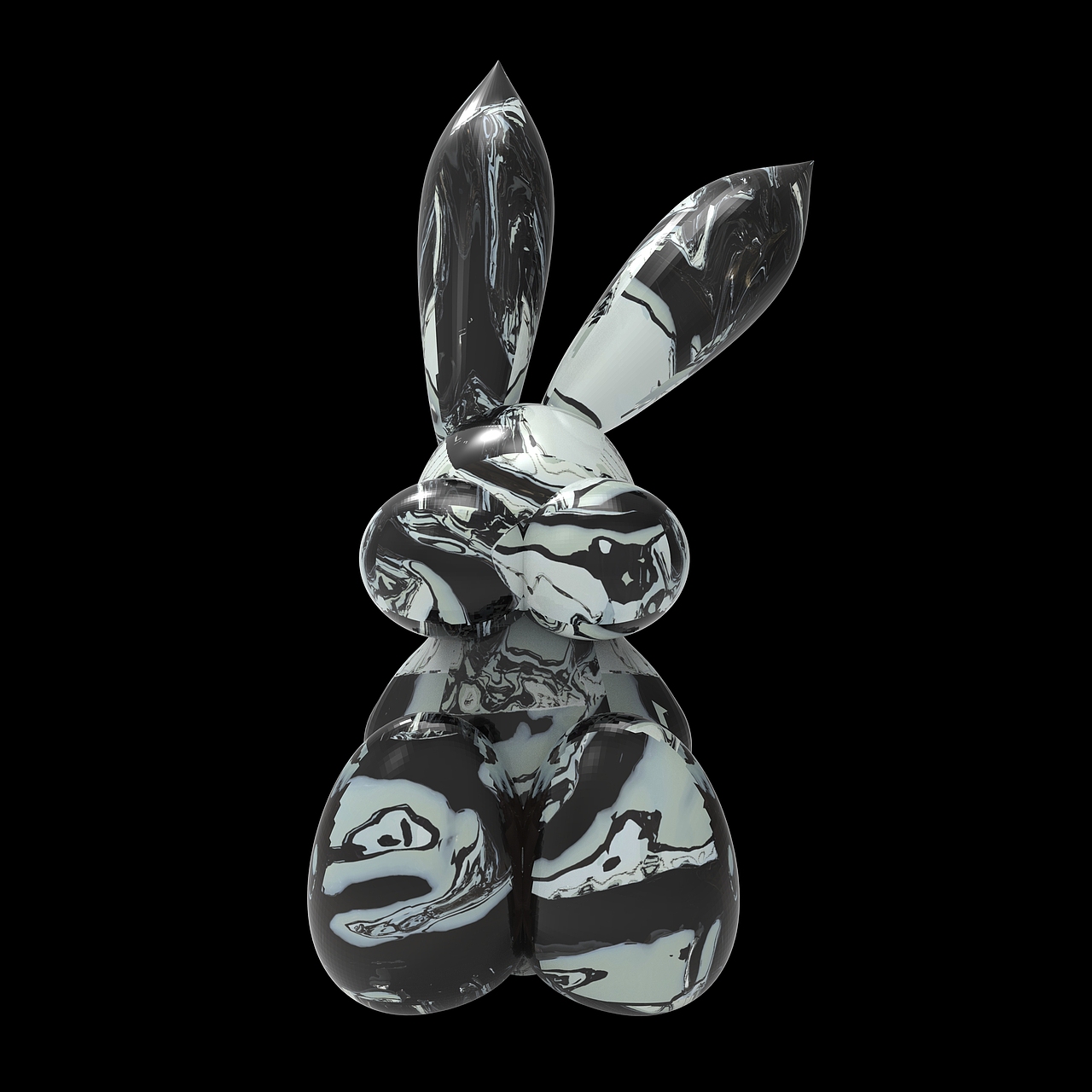 Patterned Bunny - C