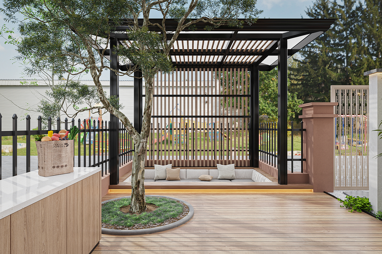 沉稳的室内活泼的院子（图ZMzEyMjU2OTA4） - 家装设计 - 站酷设计师邯郸浅灰视觉原创素材 - 站酷ZCOOL