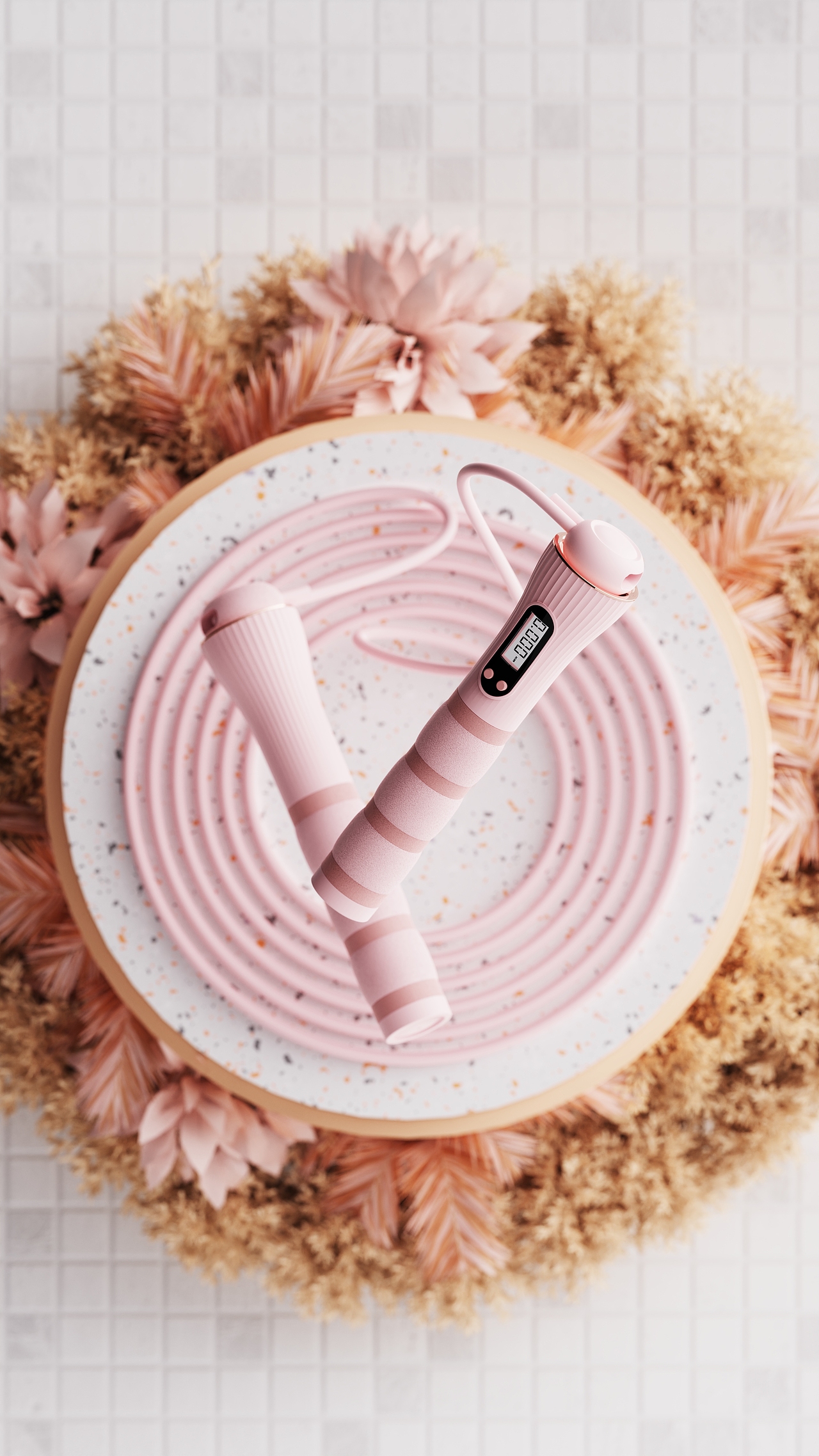 棉花糖 I 泡棉计数跳绳（图ZMzMyNzkzMTY0） - 生活用品 - 站酷设计师元气UP设计原创素材 - 站酷ZCOOL