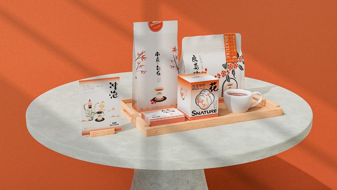 良鸢咖啡SNATRUE | 东方美学品牌设计（图ZMzYwMzA3NDIw） - 品牌 - 站酷设计师娜凉原创素材 - 站酷ZCOOL