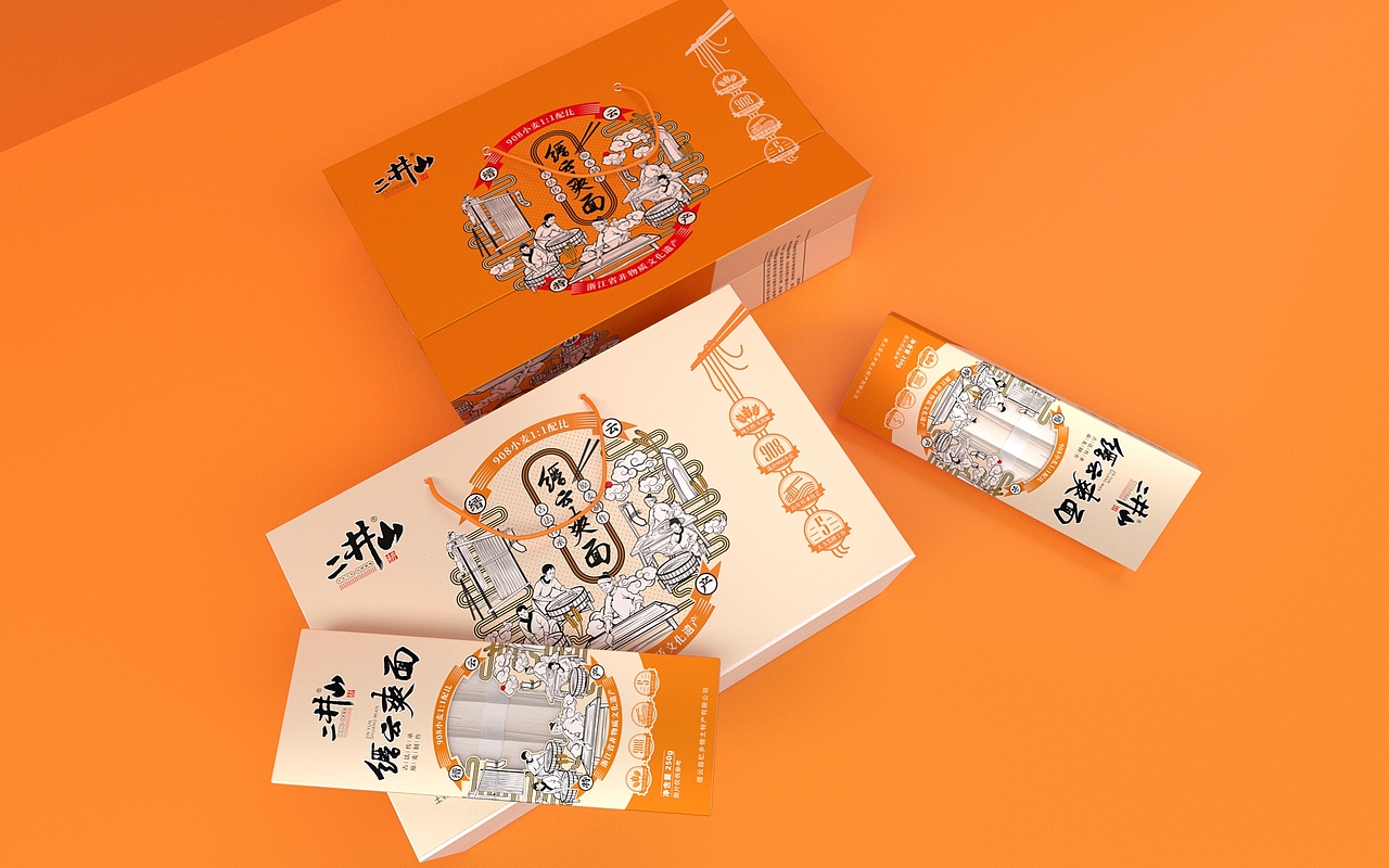 掛面包裝設(shè)計（圖ZMzIxMDE2OTI4） - 包裝 - 站酷設(shè)計師隨風(fēng)草原創(chuàng)素材 - 站酷ZCOOL